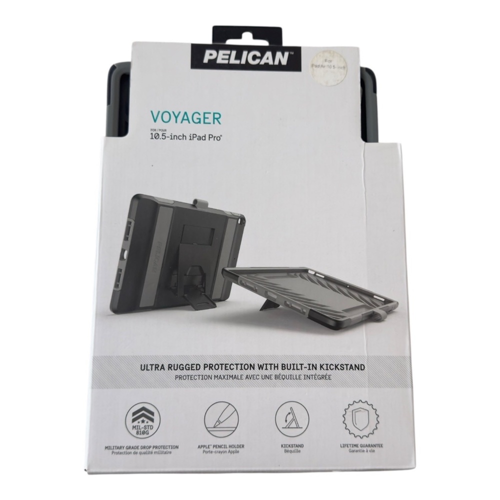 PELICAN Voyager iPad Pro 10.5” / IPAD AIR 10.5" Case, Black/Grey